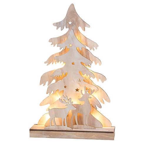 LED Weihnachtsbaum mit Hirsch 3D CLE07-2804