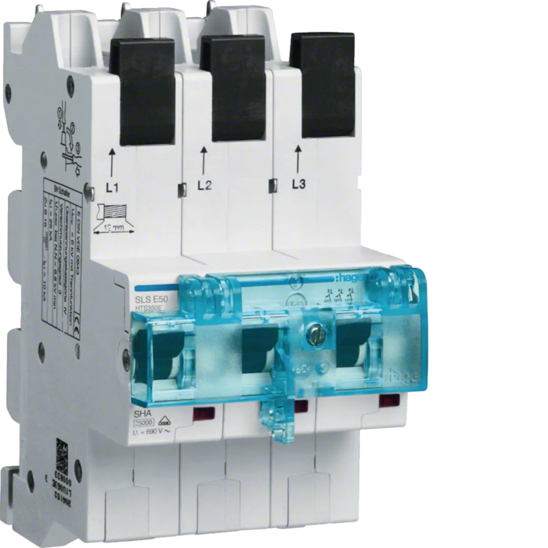 SLS-Schalter 50A 3polig E für Sammelschiene   HTS350E