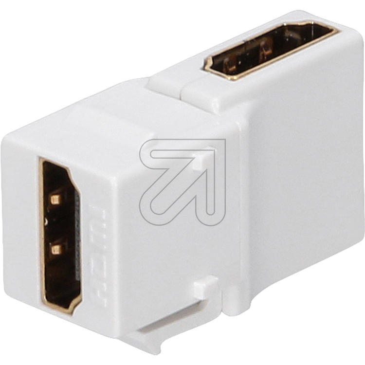 Keystone Verbinder HDMI-A-Buchse 18Gbps, Winkel 08-10051